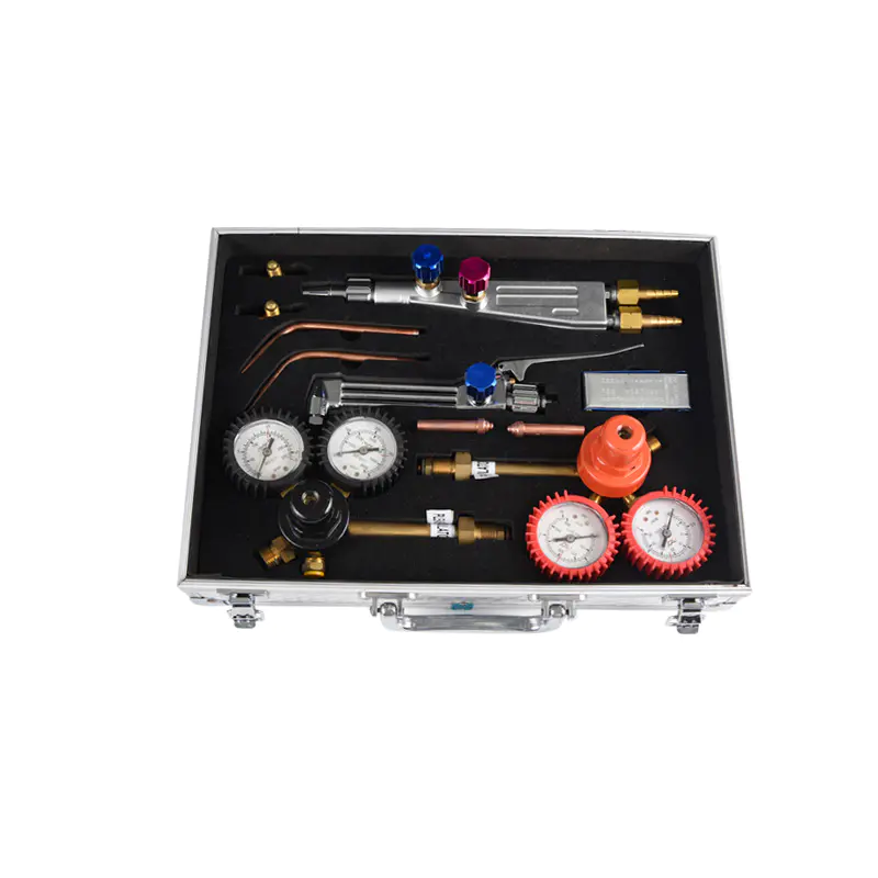 Welding Facem & Regulator Comprehendo Welding Toolkit FY-F66 Causae Portable Facem Combo Pone