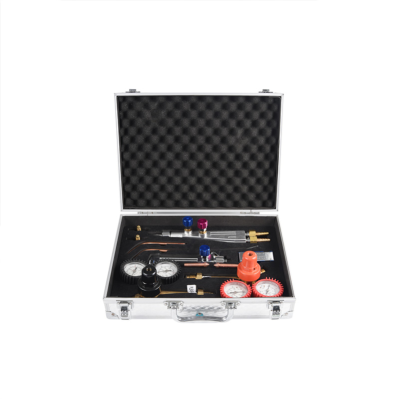 Welding Facem & Regulator Comprehendo Welding Toolkit FY-F66 Causae Portable Facem Combo Pone