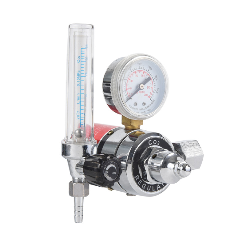 Calefacta Type Carbon Dioxide CO2 Regulator Full aes Gas Regulator cum Novifacta Pressura