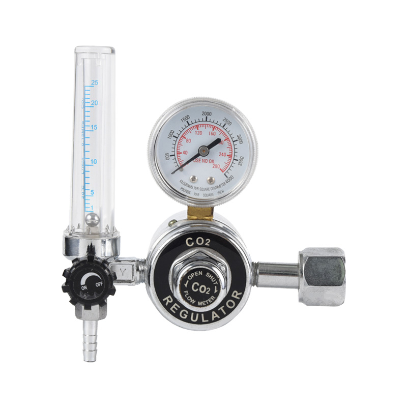 Calefacta Type Carbon Dioxide CO2 Regulator Full aes Gas Regulator cum Novifacta Pressura