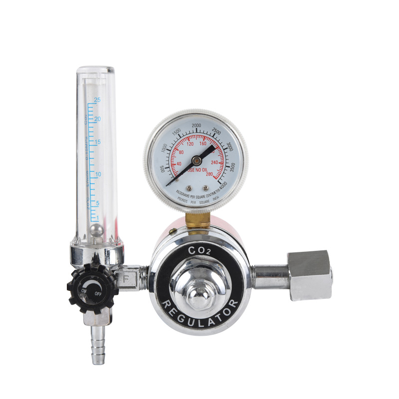 Calefacta Type Carbon Dioxide CO2 Regulator Full aes Gas Regulator cum Novifacta Pressura