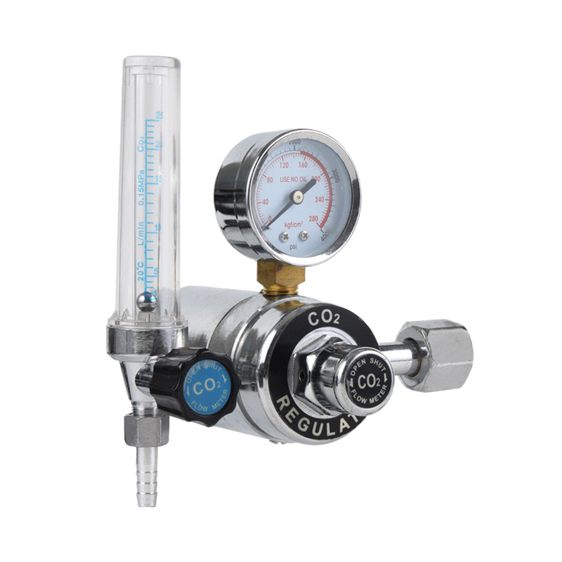 Calefacta Type Carbon Dioxide CO2 Regulator Full aes Gas Regulator cum Novifacta Pressura