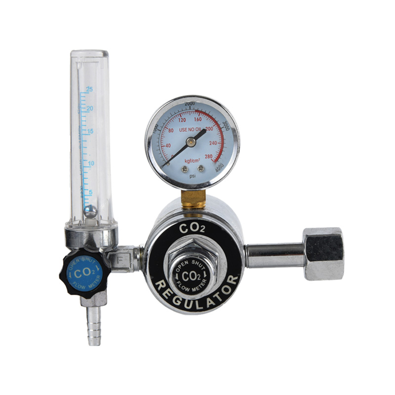 Calefacta Type Carbon Dioxide CO2 Regulator Full aes Gas Regulator cum Novifacta Pressura