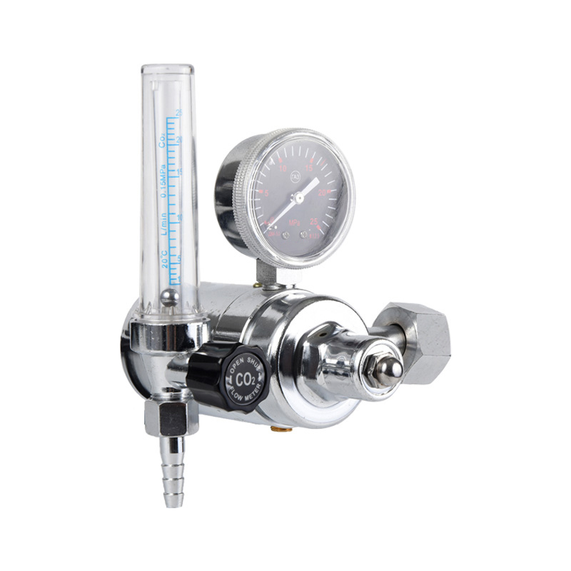 Calefacta Type Carbon Dioxide CO2 Regulator Full aes Gas Regulator cum Novifacta Pressura
