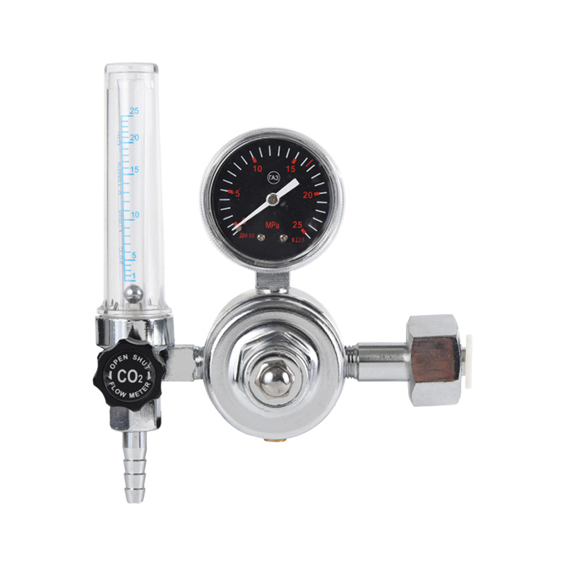 Calefacta Type Carbon Dioxide CO2 Regulator Full aes Gas Regulator cum Novifacta Pressura