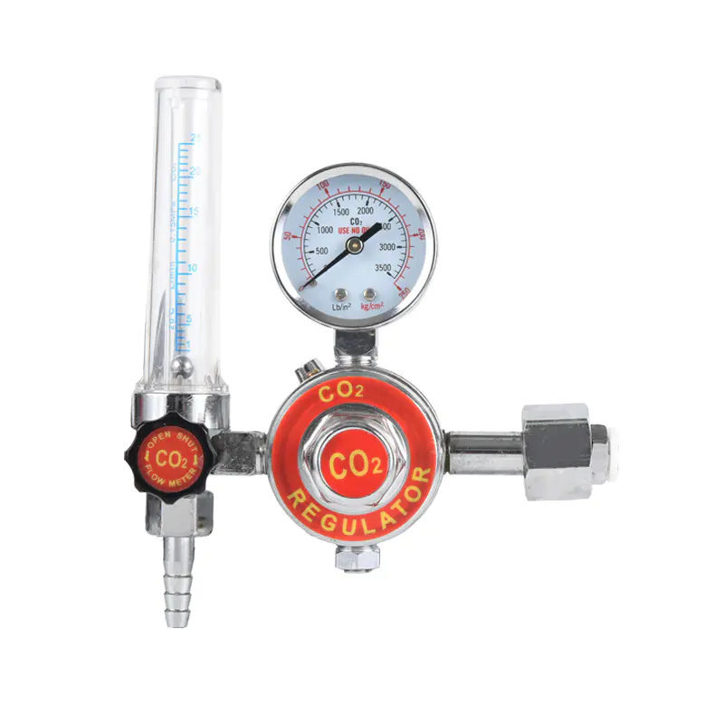 Calefacta Type Carbon Dioxide CO2 Regulator Full aes Gas Regulator cum Novifacta Pressura