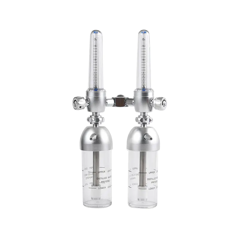 Duplex Connexum Oxygen Regulator Wall-Type Hospitalis Usus DY-Q04-4 Series cum Duo Level decursibus